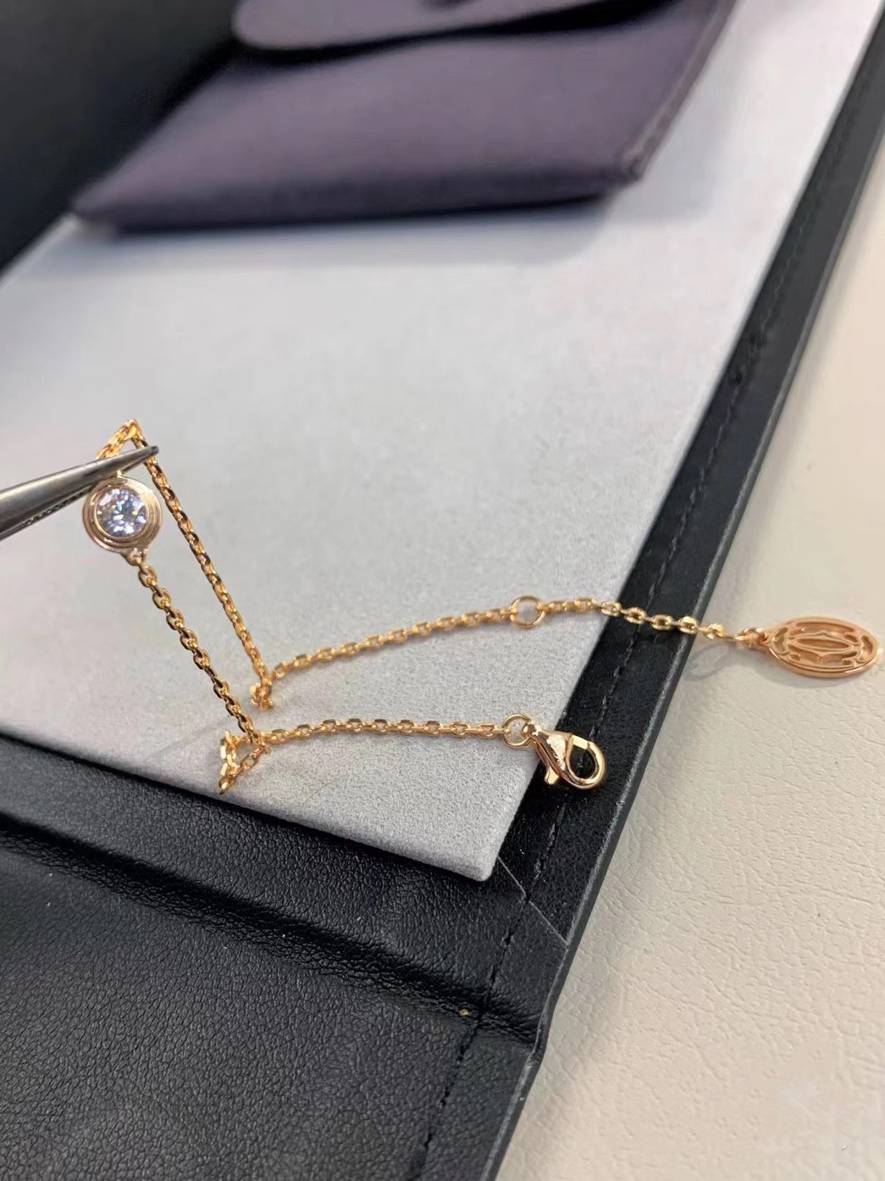 [Lumi Jewellery]DAMOUR DIAMOND LINK BRACELET