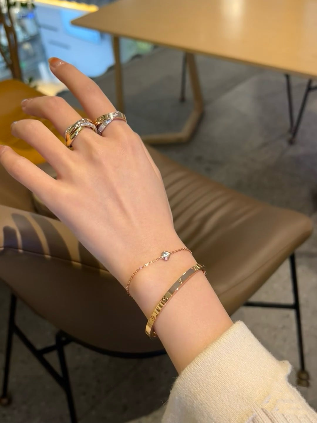 [Lumi Jewellery]DAMOUR DIAMOND LINK BRACELET