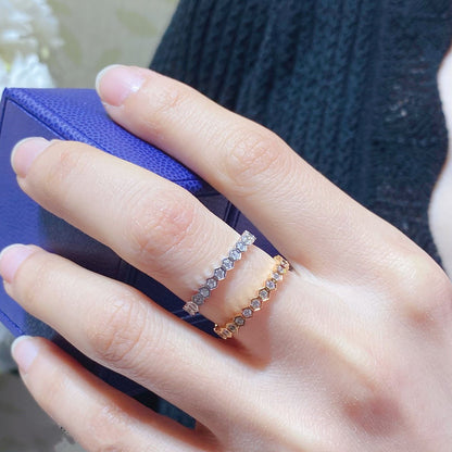 [Lumi Jewellery]BEE LOVE DIAMOND PAVED SMALL RING