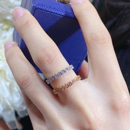 [Lumi Jewellery]BEE LOVE DIAMOND PAVED SMALL RING
