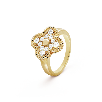 [Lumi Jewellery]CLOVER DIAMOND RING