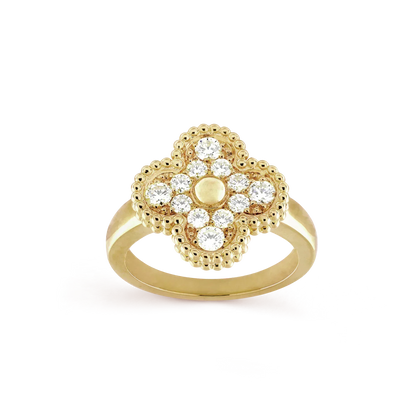 [Lumi Jewellery]CLOVER DIAMOND RING