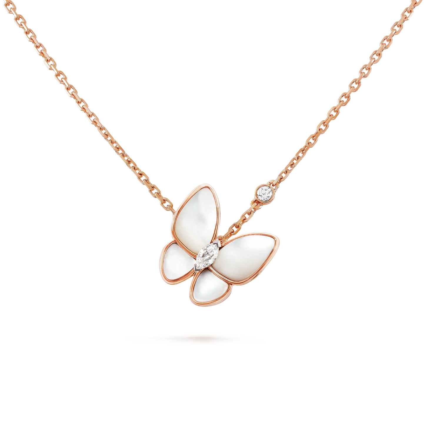 [Lumi Jewellery]BUTTERFLY MOP DIAMOND NECKLACE