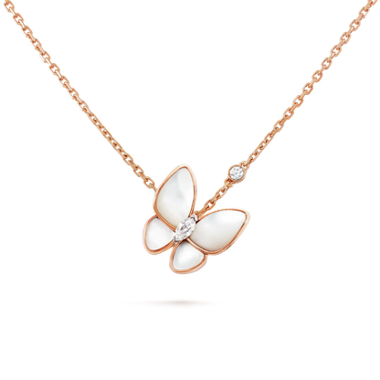 [Lumi Jewellery]BUTTERFLY MOP DIAMOND NECKLACE