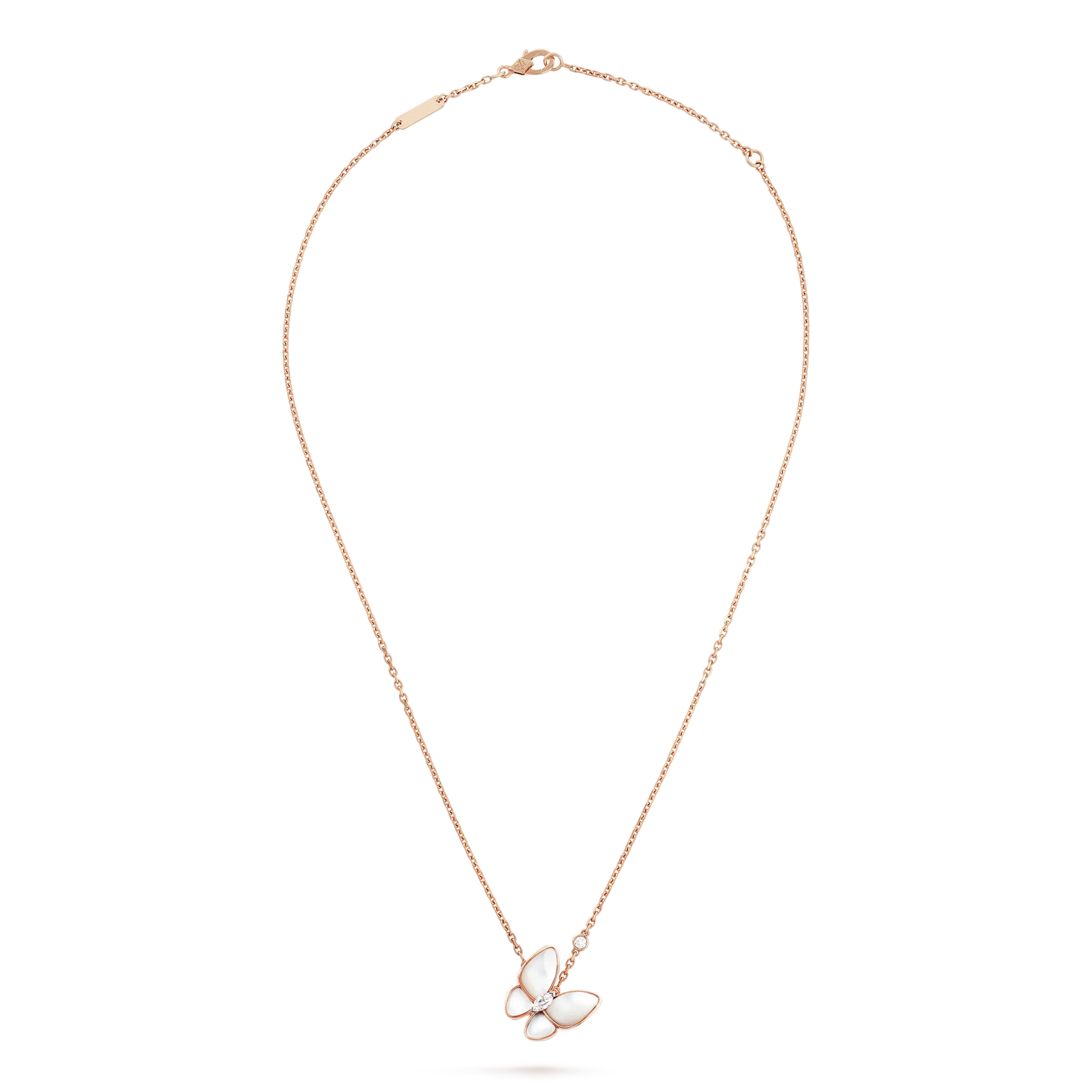 [Lumi Jewellery]BUTTERFLY MOP DIAMOND NECKLACE
