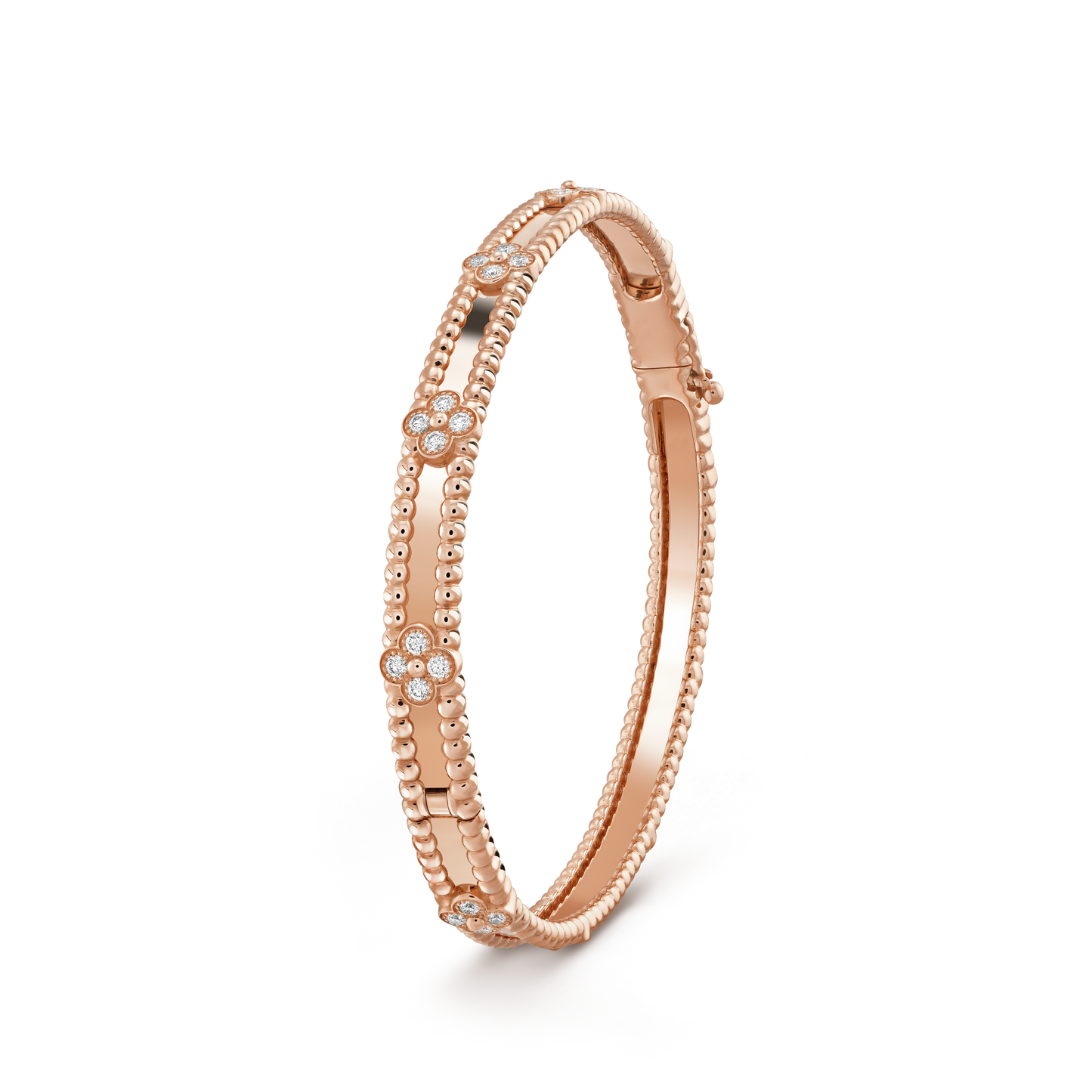 [Lumi Jewellery]CLOVER BRACELET 4MM DIAMONDS