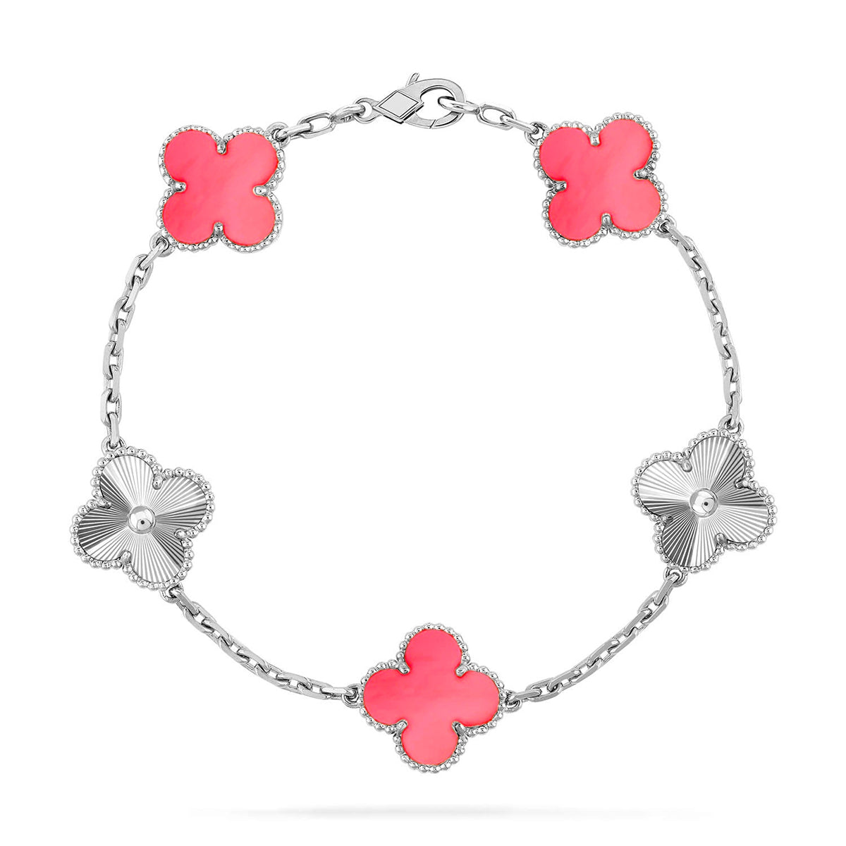[Lumi Jewellery] CLOVER 5 MOTIFS  PINK MOP BRACELET COLLECTION