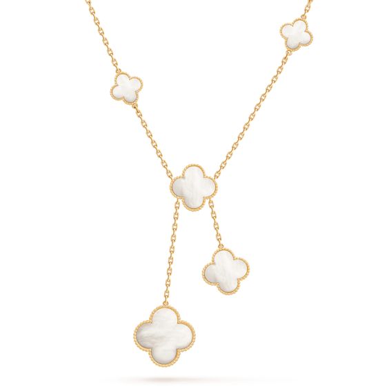 [Lumi Jewellery]CLOVER MOTHER OF PEARL NECKLACE 6 MOTIF