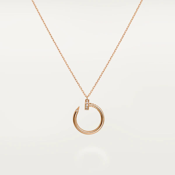 [Lumi Jewellery]JUSTE NECKLACE PINK GOLD