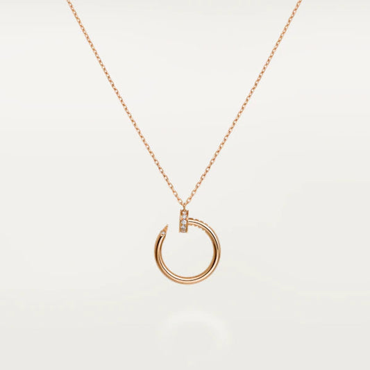 [Lumi Jewellery]JUSTE NECKLACE PINK GOLD