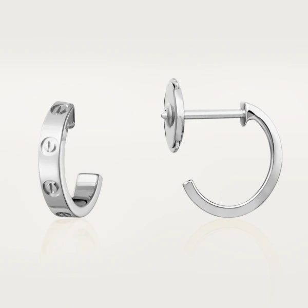 [Lumi Jewellery]LOVE EARRINGS 2.65MM SILVER
