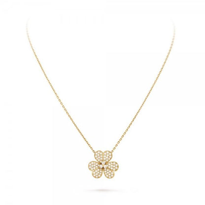 [Lumi Jewellery]FLOWER DIAMOND NECKLACE