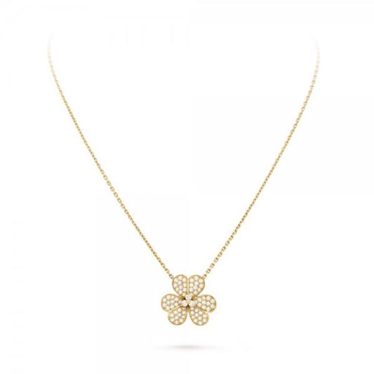 [Lumi Jewellery]FLOWER DIAMOND NECKLACE