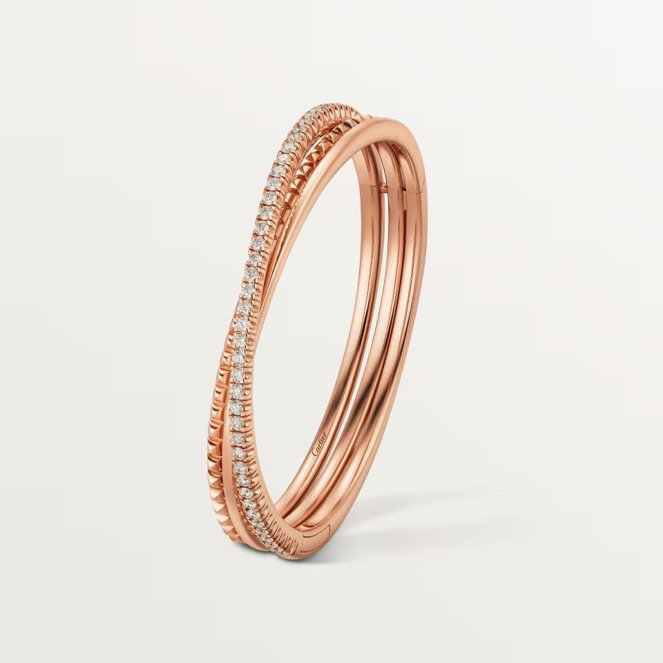 [Lumi Jewelery]ETINCELLE HALF-PAVED DIAMOND BRACELET