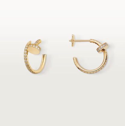 [Lumi Jewelery]JUSTE FULL DIAMOND SMALL EARRINGS
