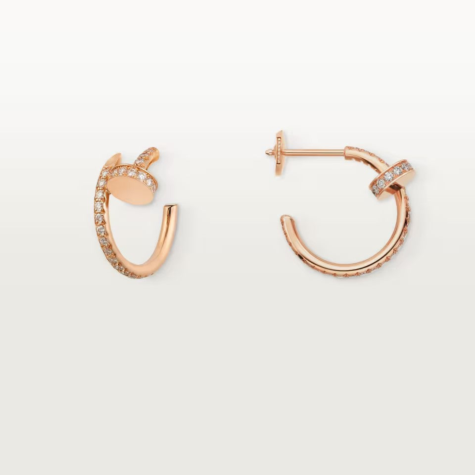 [Lumi Jewelery]JUSTE FULL DIAMOND SMALL EARRINGS
