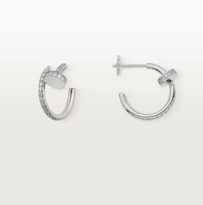 [Lumi Jewelery]JUSTE FULL DIAMOND SMALL EARRINGS