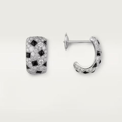 [Lumi Jewelery]PANTHERE MINI FULL DIAMOND EARRINGS