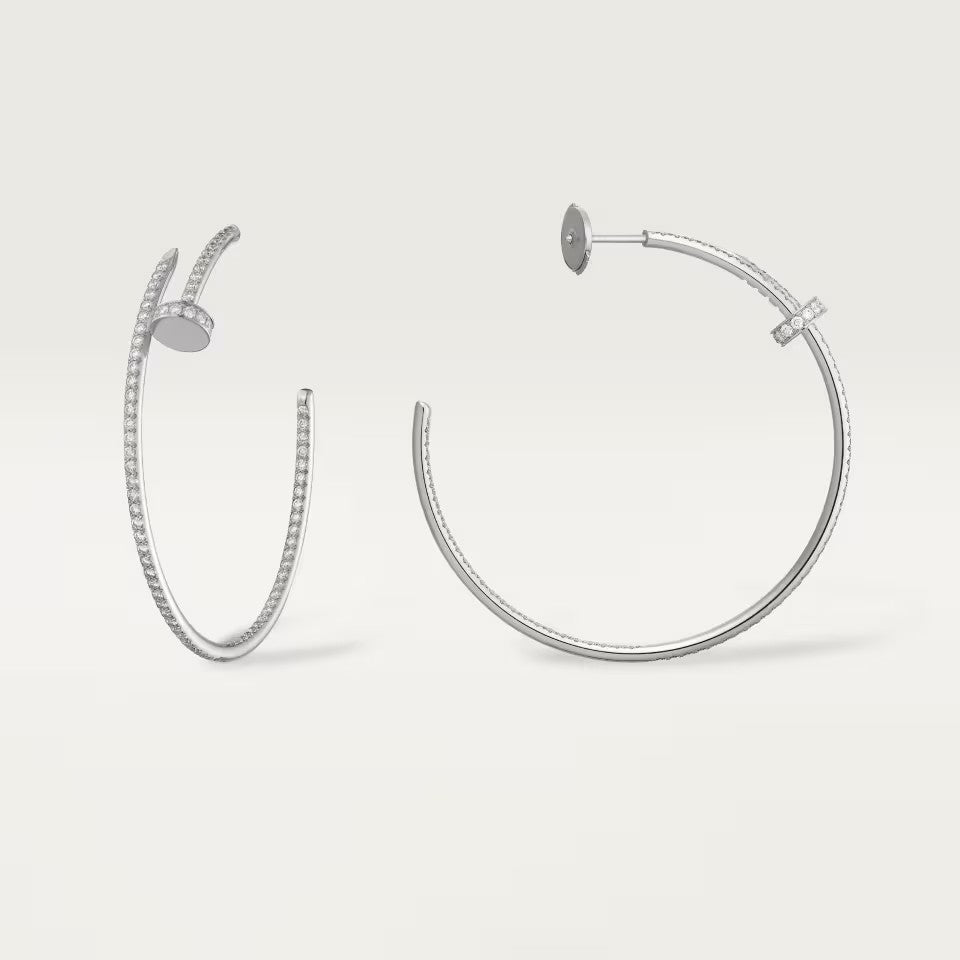 [Lumi Jewelery]JUSTE FULL DIAMOND LARGE EARRINGS