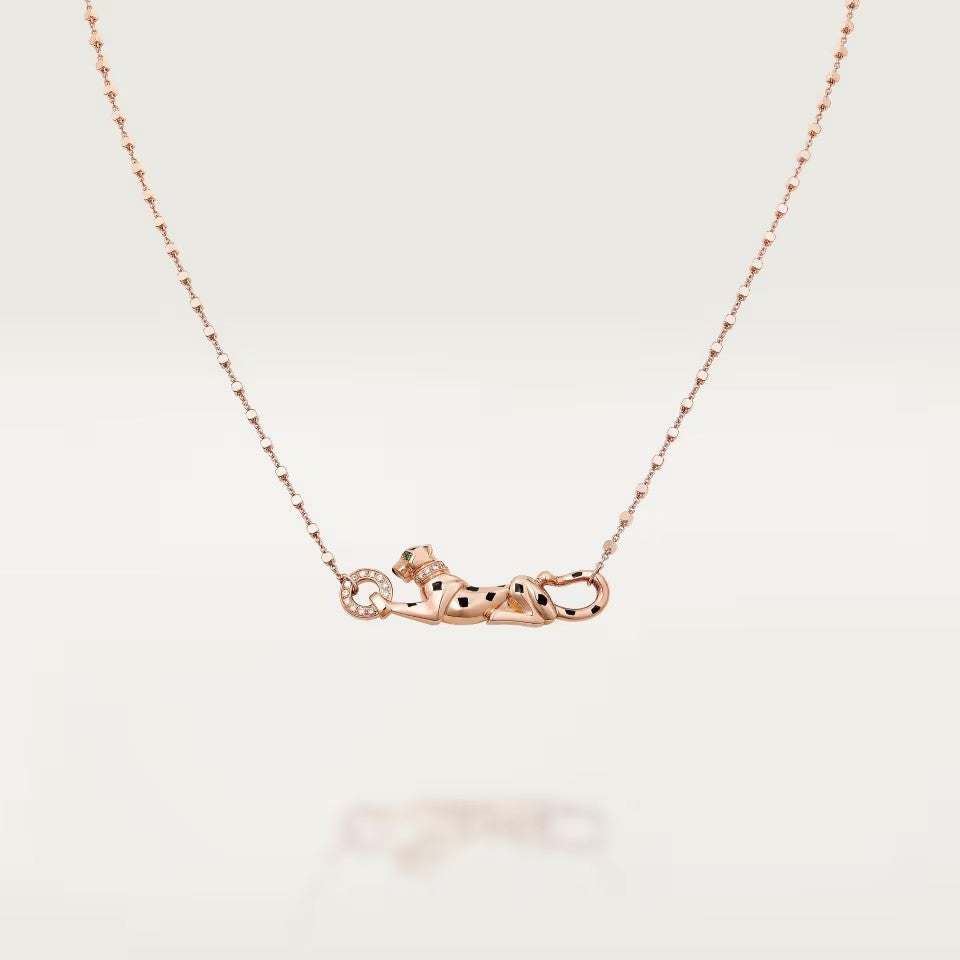 [Lumi Jewelery]PANTHERE FULL DIAMOND NECKLACE