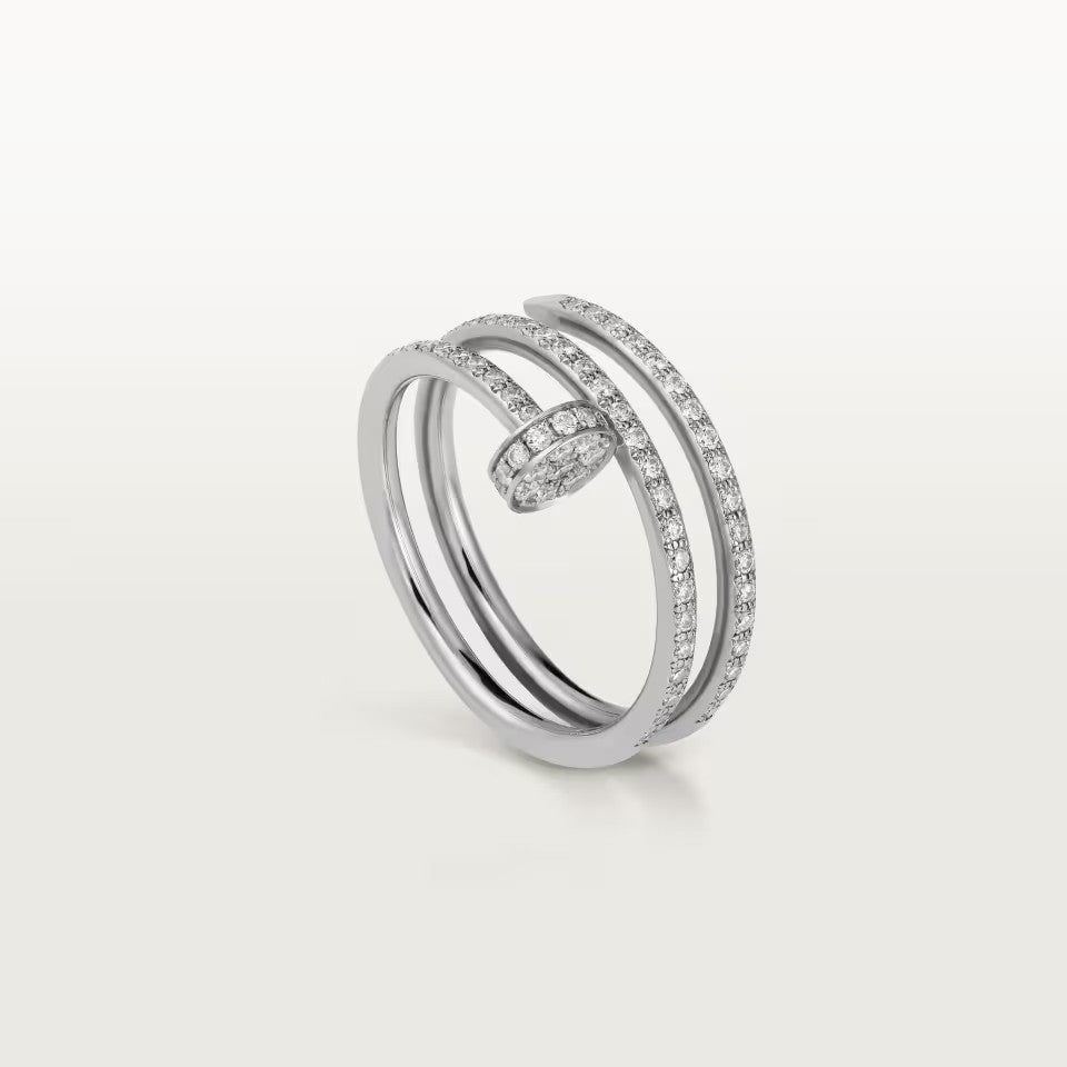 [Lumi Jewelery]JUSTE RING 4.8MM FULL DIAMOND