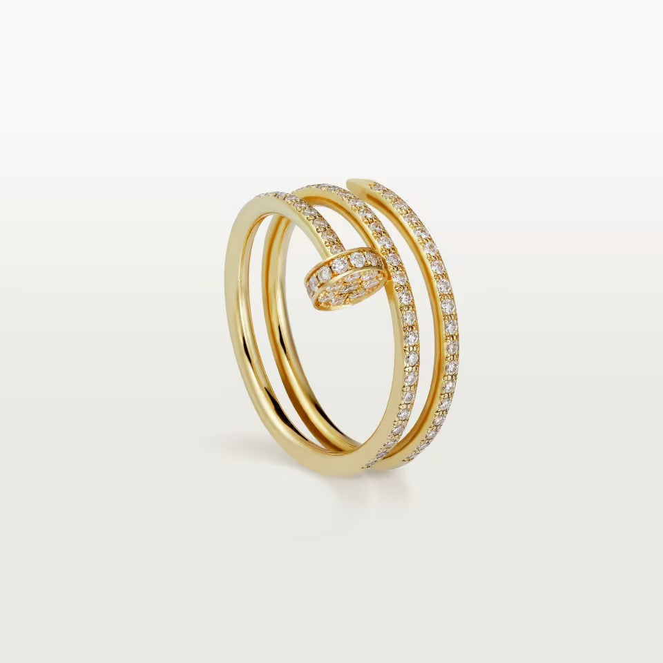 [Lumi Jewelery]JUSTE RING 4.8MM FULL DIAMOND