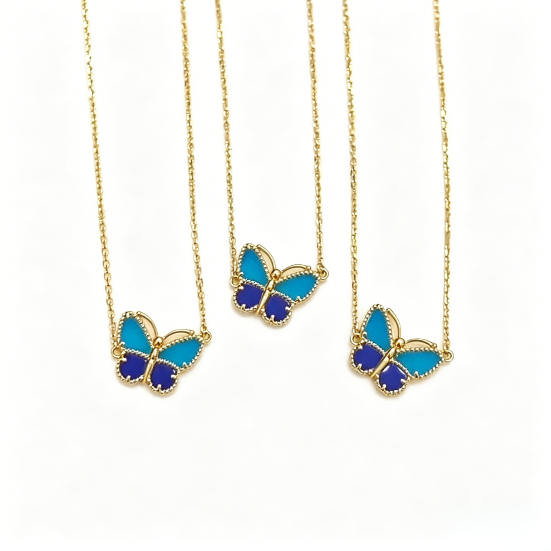 [Lumi Jewels]2026 NEW LUCKY BUTTERFLY 1 MOTIFS NECKLACE