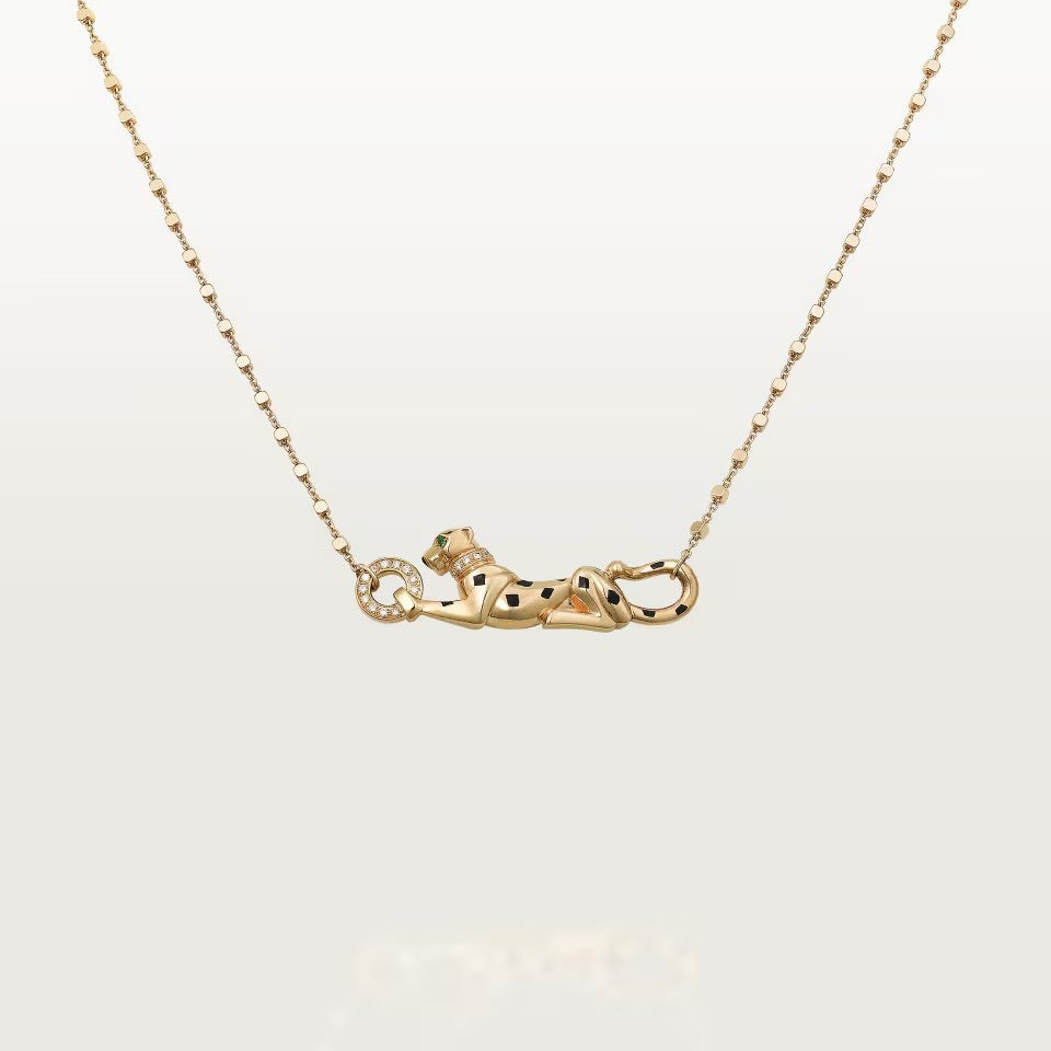 [Lumi Jewelery]PANTHERE FULL DIAMOND NECKLACE