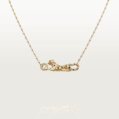 [Lumi Jewelery]PANTHERE FULL DIAMOND NECKLACE