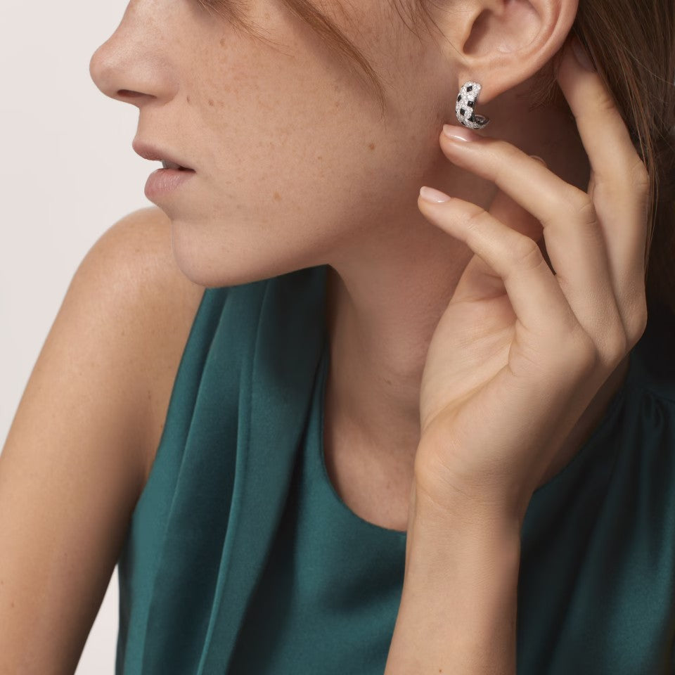 [Lumi Jewelery]PANTHERE MINI FULL DIAMOND EARRINGS