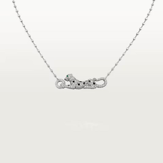 [Lumi Jewelery]PANTHERE PAVED DIAMOND NECKLACE