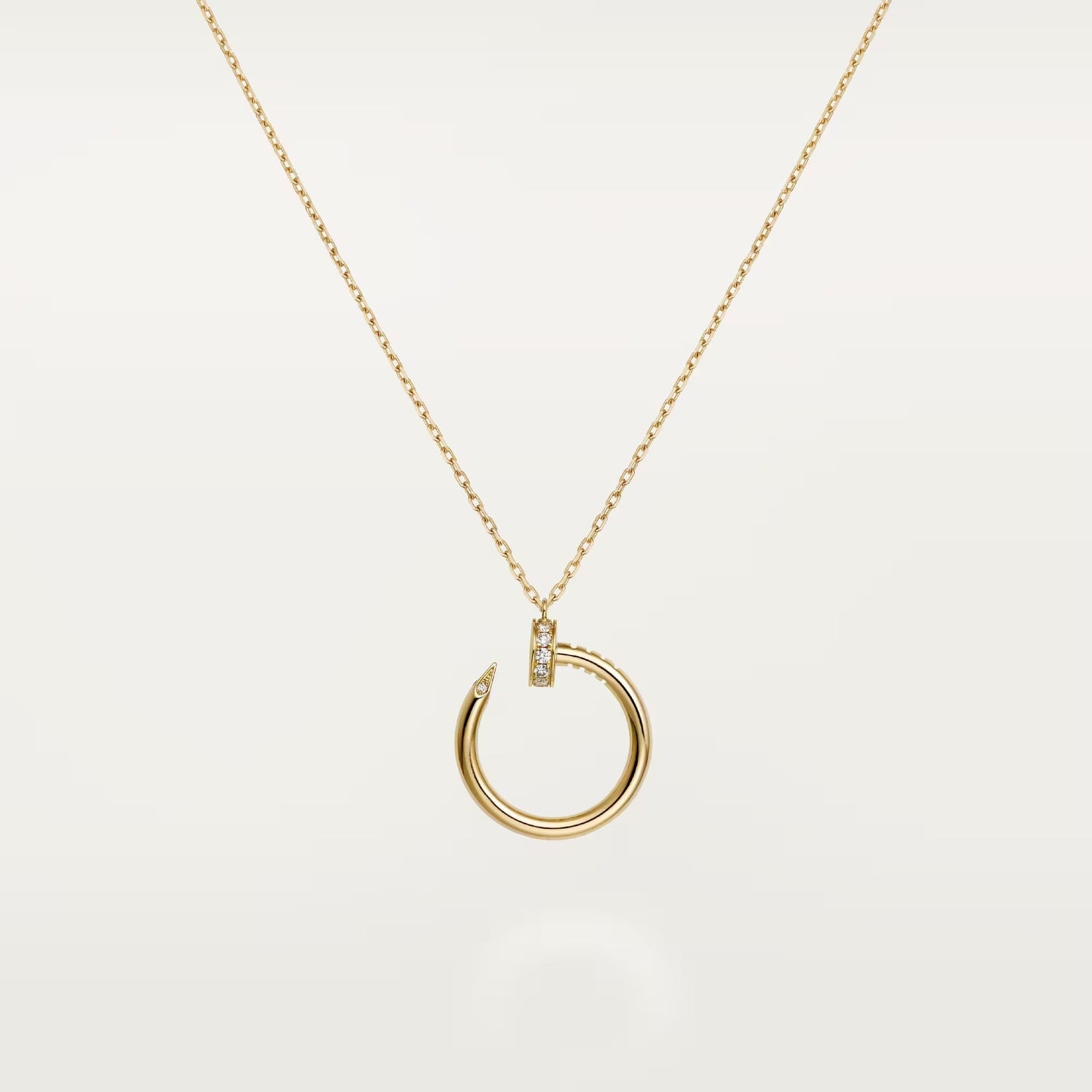 [Lumi Jewelery]JUSTE NECKLACE HALF DIAMOND