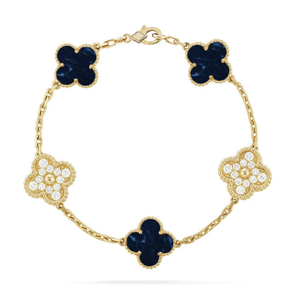 [Lumi Jewellery]CLOVER 5 MOTIF PIETERSITE BRACELET COLLECTION