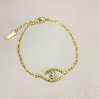 [Lumi]Lucky Eye Pave-Set Diamond Bracelet