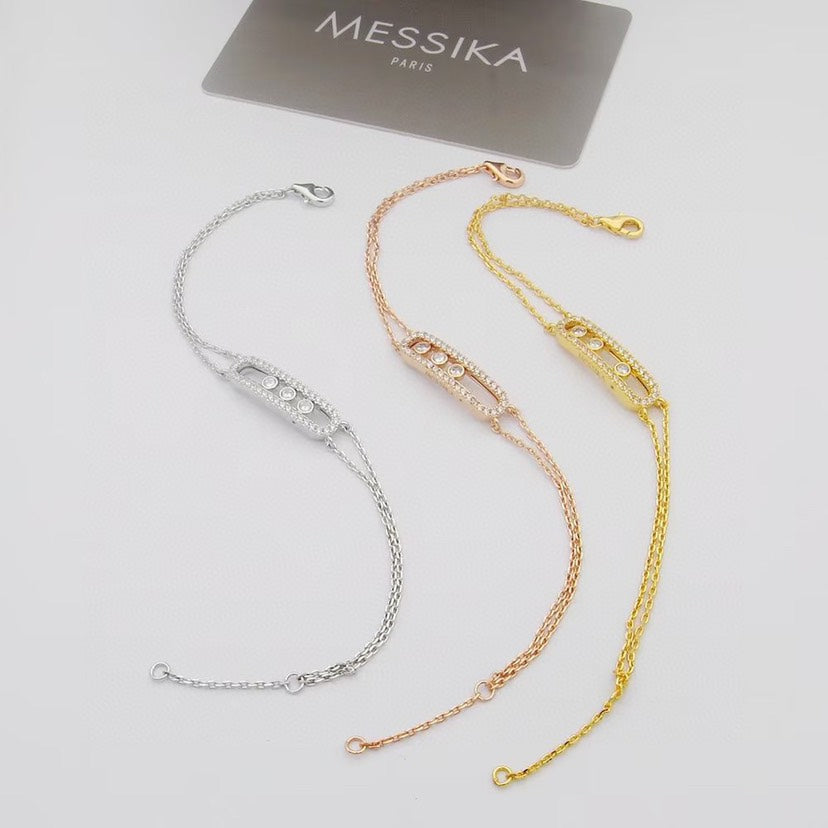 [Lumi] Move Classique pav茅 bracelet