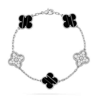 [Lumi Jewellery] CLOVER 5 MOTIF PULSAR STONE BRACELET COLLECTION