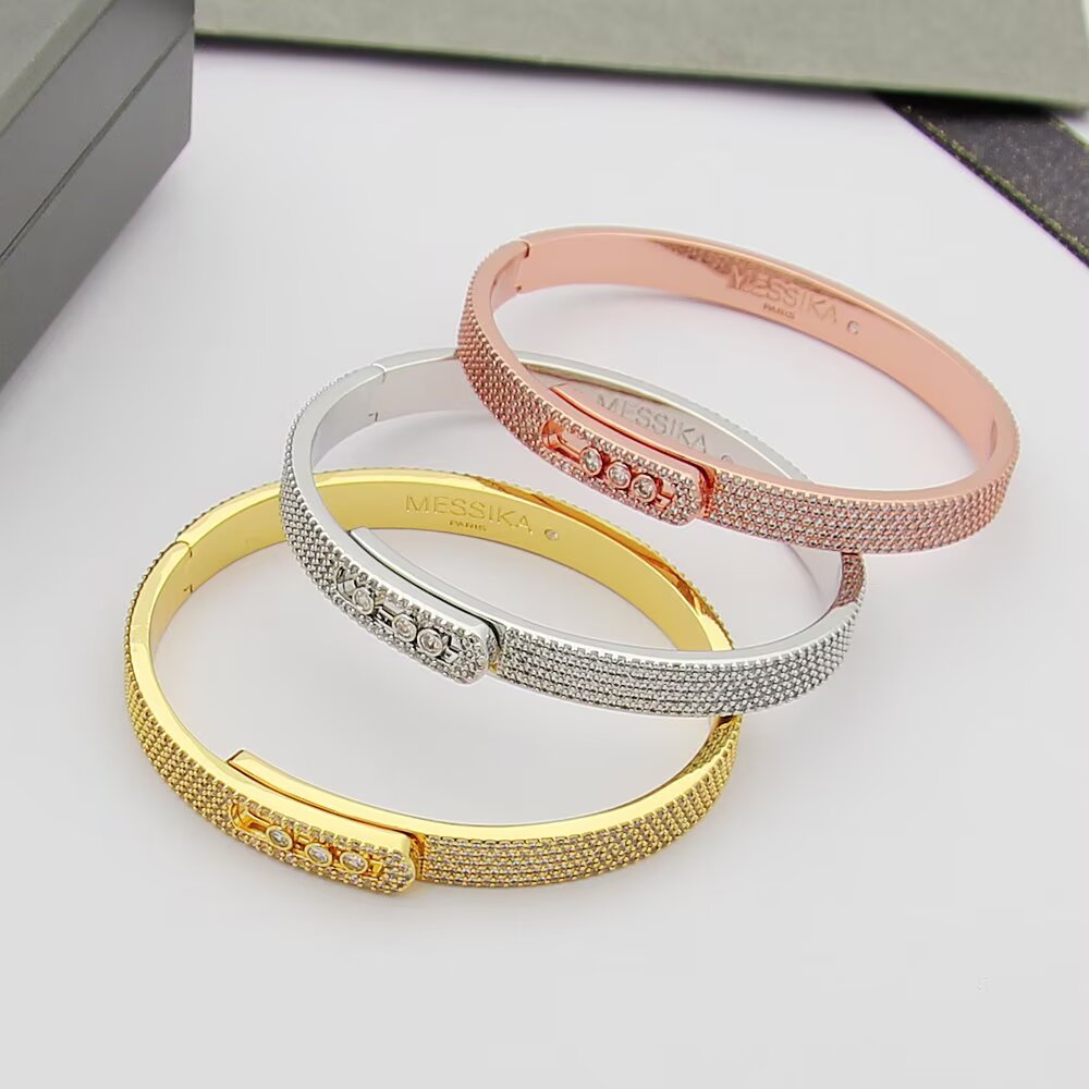[Lumi]Move Noa Full Pav茅 Diamond Bangle Bracelet
