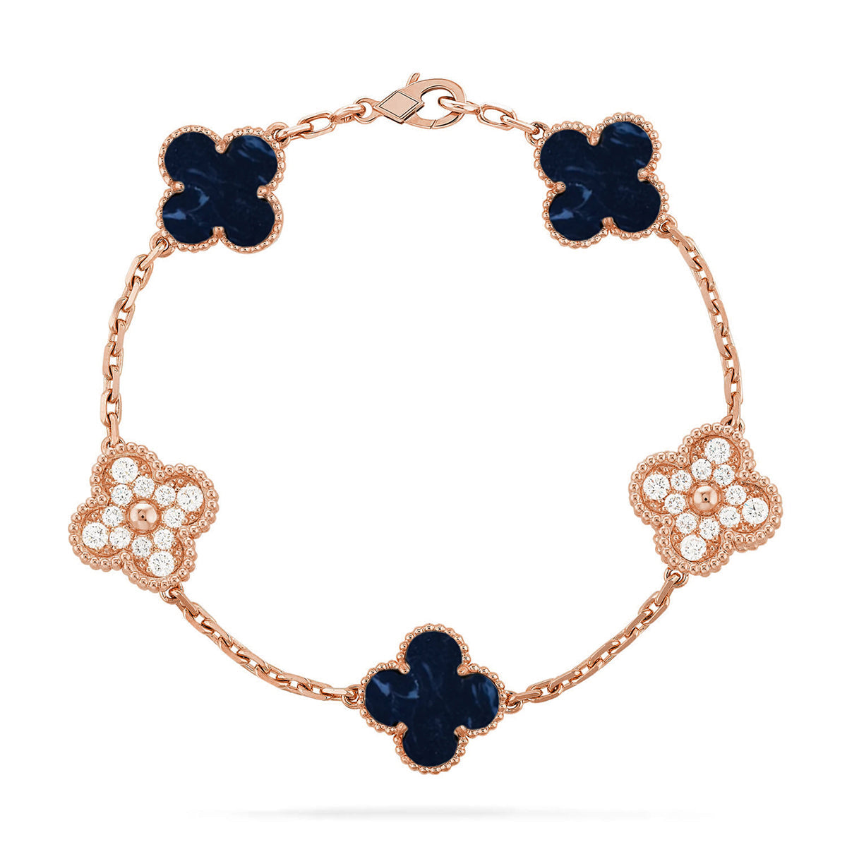 [Lumi Jewellery]CLOVER 5 MOTIF PIETERSITE BRACELET COLLECTION