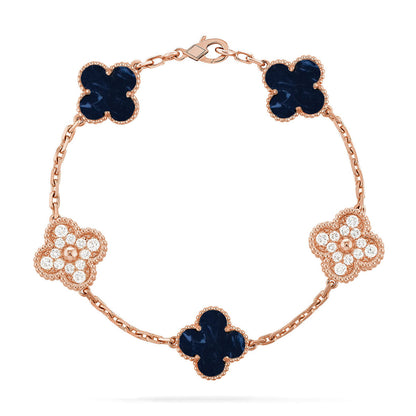 [Lumi Jewellery]CLOVER 5 MOTIF PIETERSITE BRACELET COLLECTION