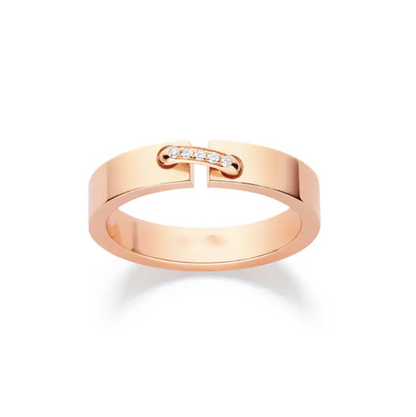 [Lumi Jewellery]ALLIANCE LIENS VIDENCE DIAMOND 4MM RING