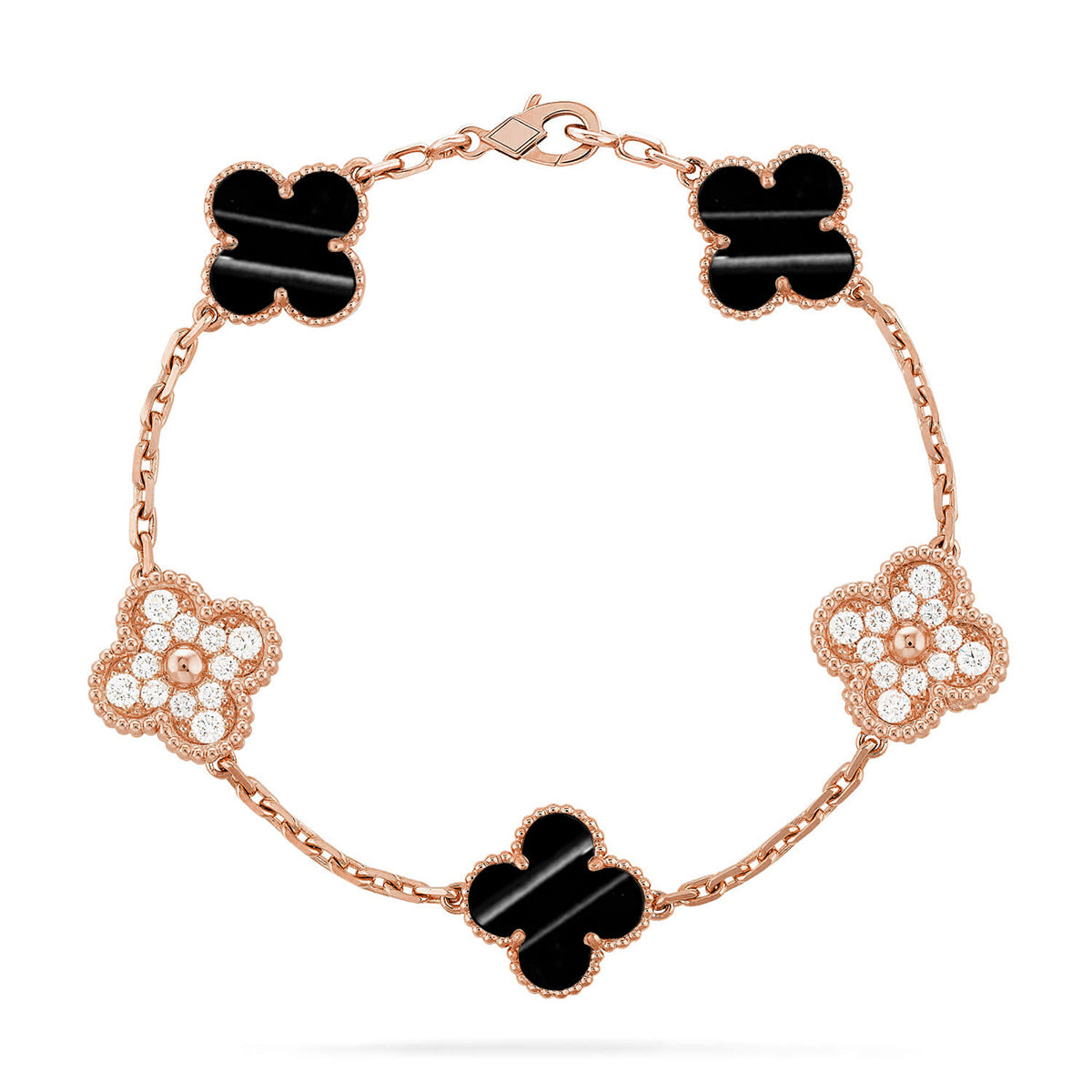 [Lumi Jewellery] CLOVER 5 MOTIF PULSAR STONE BRACELET COLLECTION