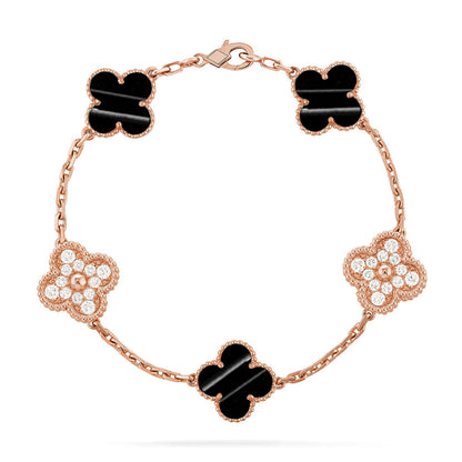 [Lumi Jewellery] CLOVER 5 MOTIF PULSAR STONE BRACELET COLLECTION