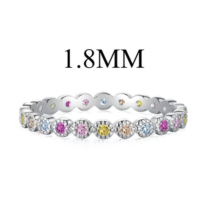 [Lumi Jewellery]Unique Scintillating Round Cut Daily Ring