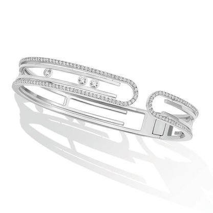 [Lumi]MOVE 10TH PAVED DIAMOND BRACELET