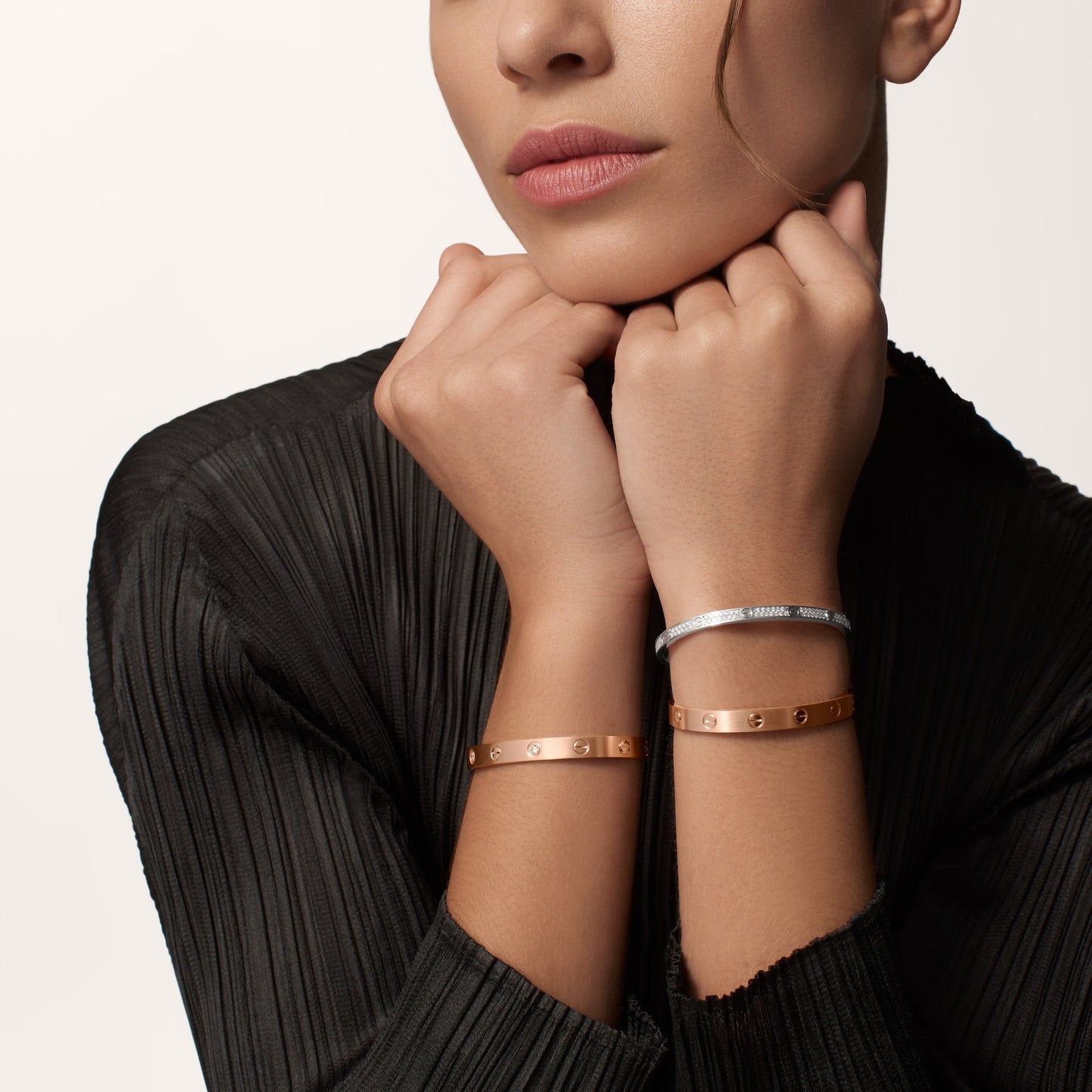 [Lumi Jewelery]LOVE BRACELET 6.1MM BRUSHED