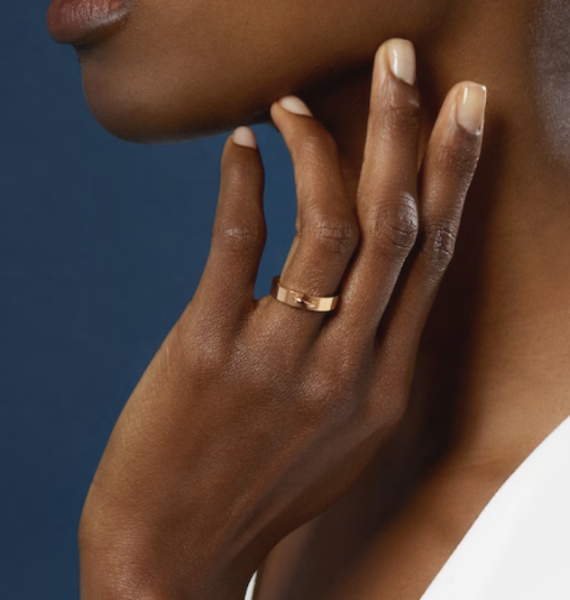 [Lumi Jewellery]ALLIANCE LIENS VIDENCE 4MM RING
