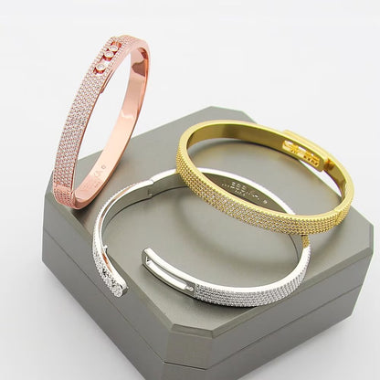 [Lumi]Move Noa Full Pav茅 Diamond Bangle Bracelet