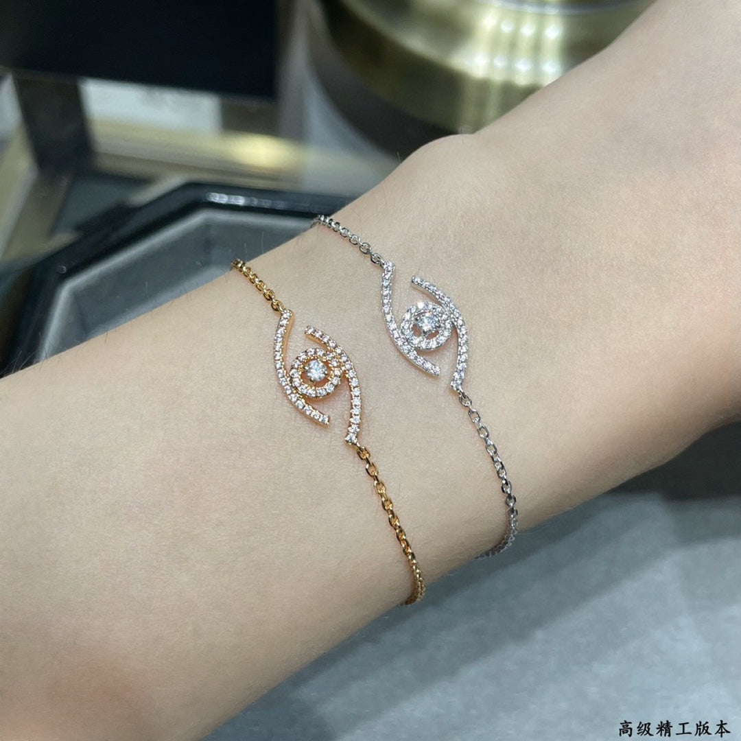[Lumi]Lucky Eye Pave-Set Diamond Bracelet