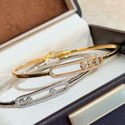 [Lumi]Move Pav茅 Diamond Bangle Bracelet M