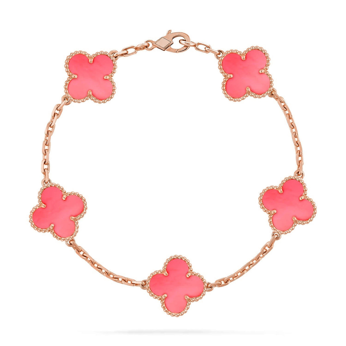[Lumi Jewellery] CLOVER 5 MOTIFS  PINK MOP BRACELET COLLECTION